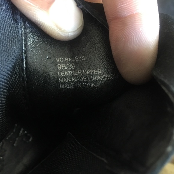 Vince Camuto Black Bailey Platform booties 9M 39 - Picture 8 of 8